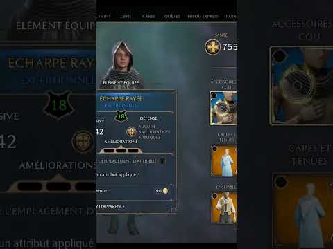Tuto : customise ton personnage dans #hogwartslegacy #hogwarts #guide