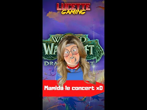 Mamie sur WoW en chanson 🤣 #lol #humour #sing #parodie #dalida #paladin #dragonflight #wow