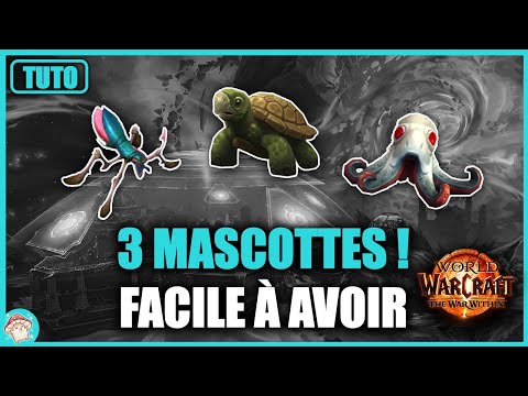 Tuto RAPIDE : 3 Mascottes FACILES en 10 Minutes ! (Poulpette, Tortue d'Égout & Heka'Tarnos) WoW TWW