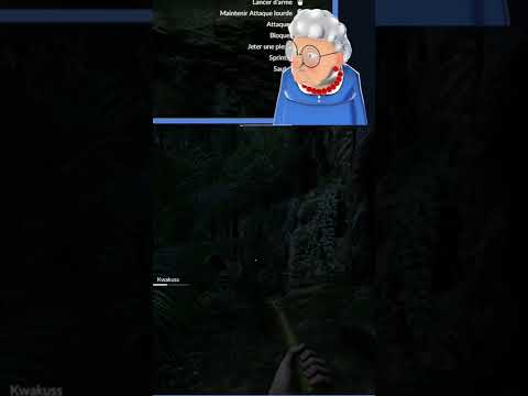 Et elle a même marcher dedans 😝 ! #twitch #gamer #greenhell #survie #humour #fun #lol #games #mamie