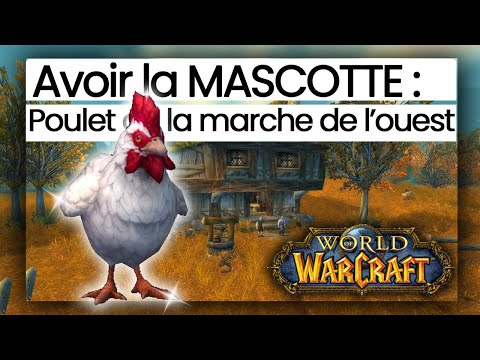 Mascotte FACILE : Poulet de la marche de l'ouest - Fontionne pour WoW Classic et Dragonflight ! 2023